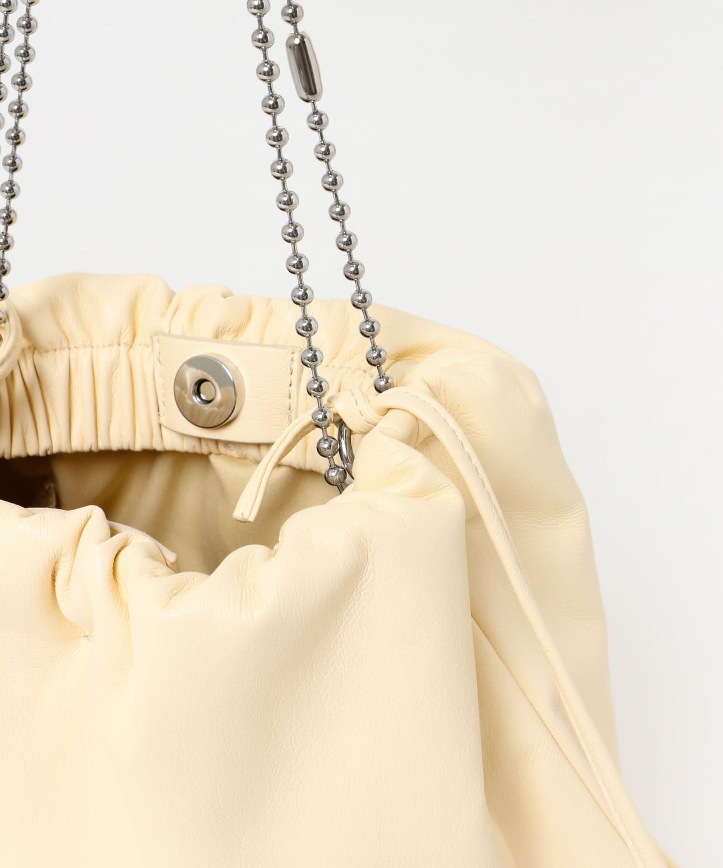 球形鏈條褶皺手提包