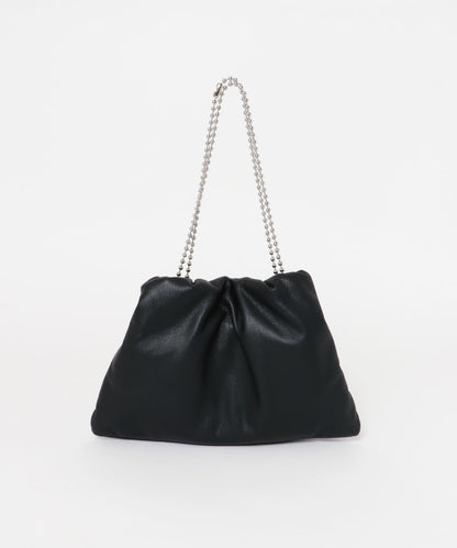 球形鏈條褶皺手提包