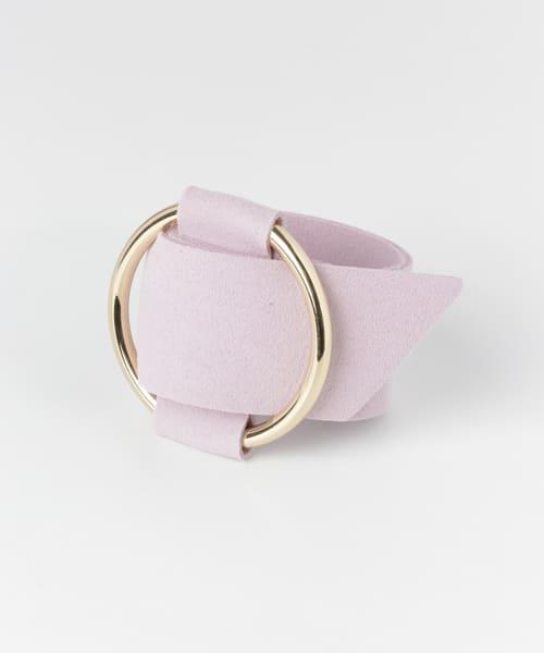 圓形麂皮手鍊∴