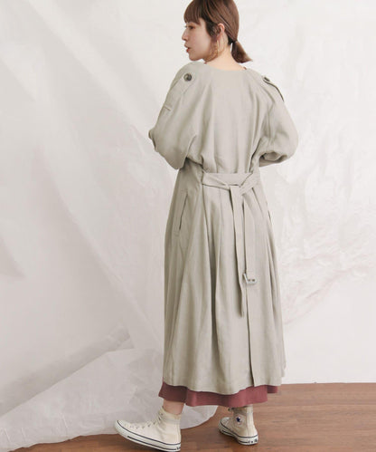 風衣連衣裙大衣∴