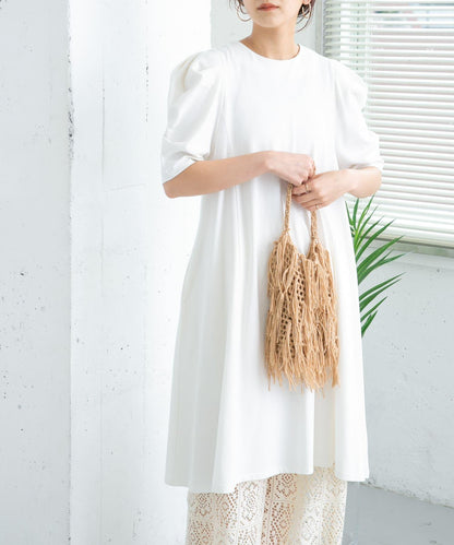 流蘇針織手提包