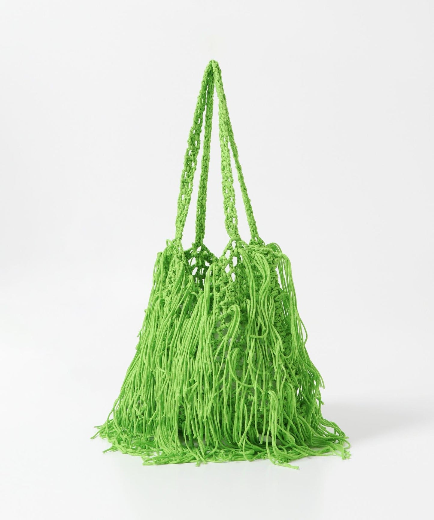 流蘇針織手提包