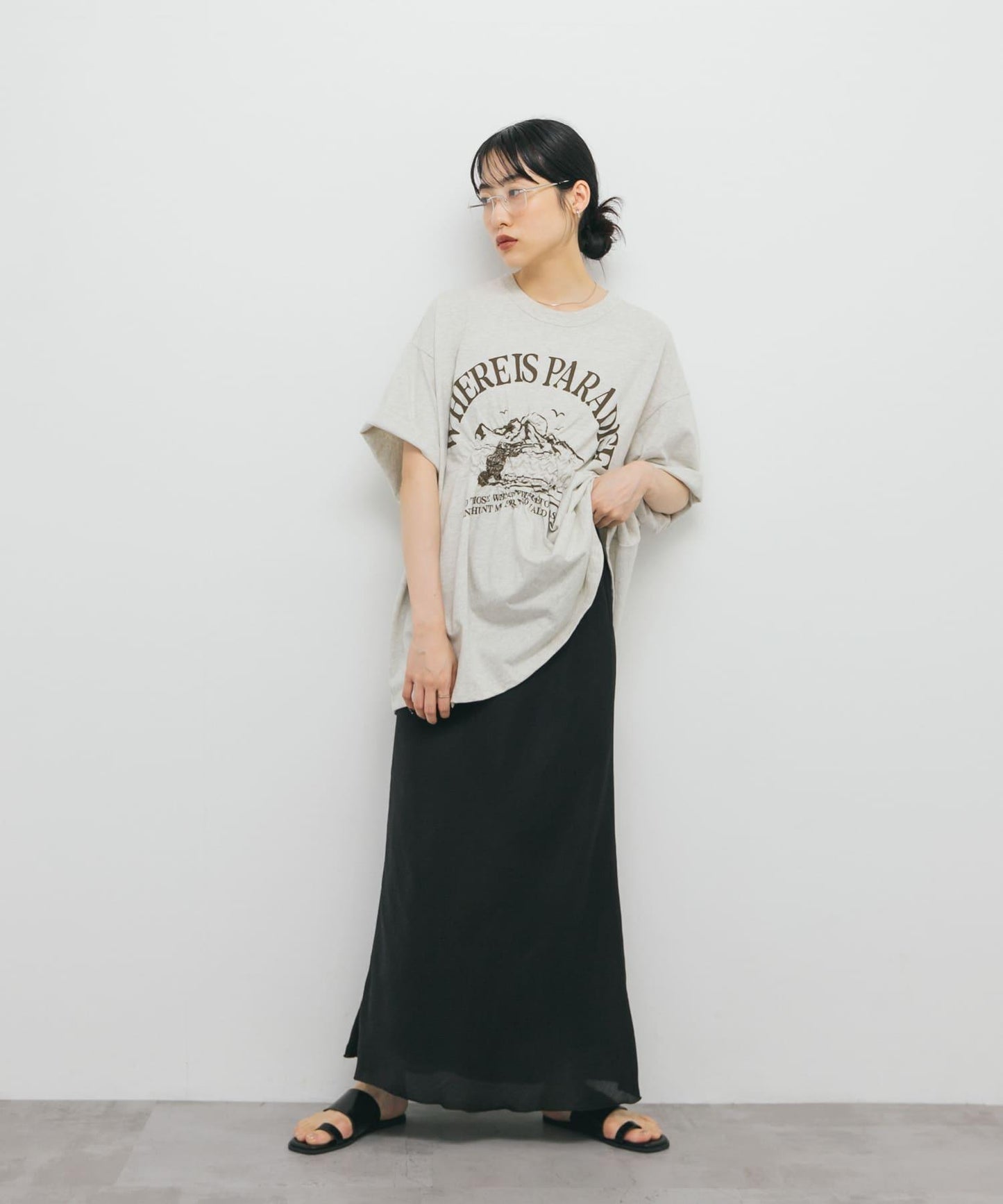 透視長裙