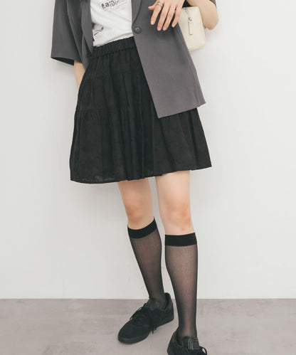 刺繡迷你裙