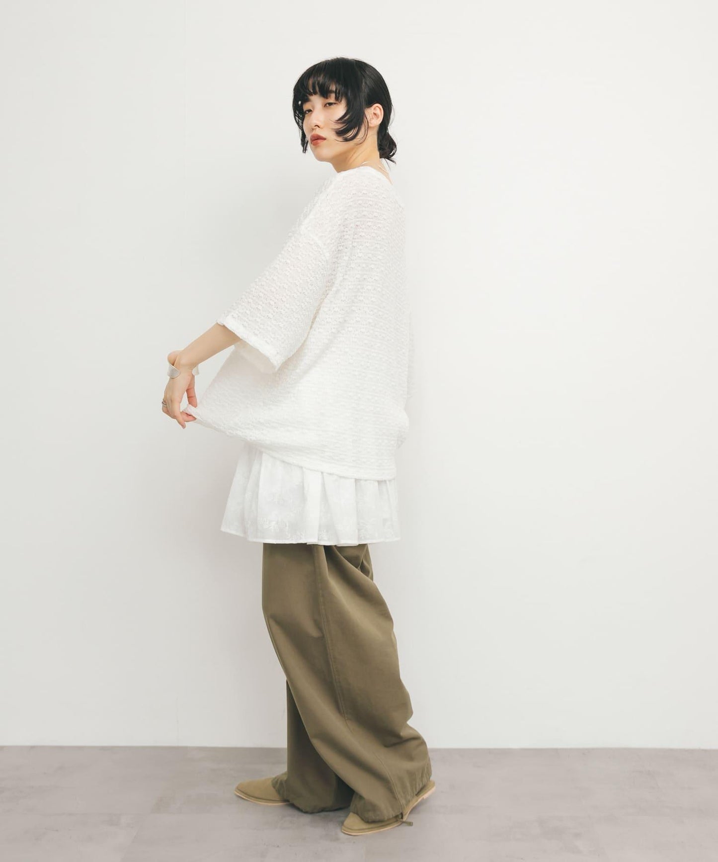刺繡迷你裙