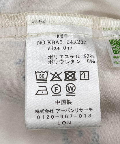 拼接印花長褲