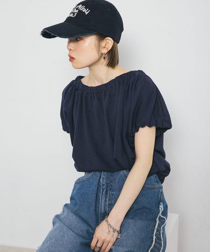蝴蝶結褶皺衛衣