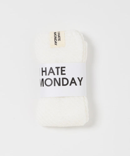 I Hate Monday斜紋及膝襪