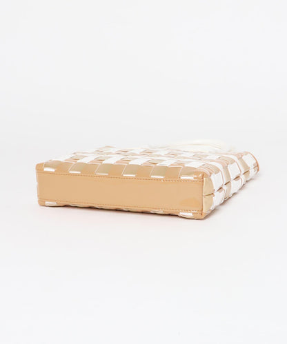 Casselini 編織漆皮托特包