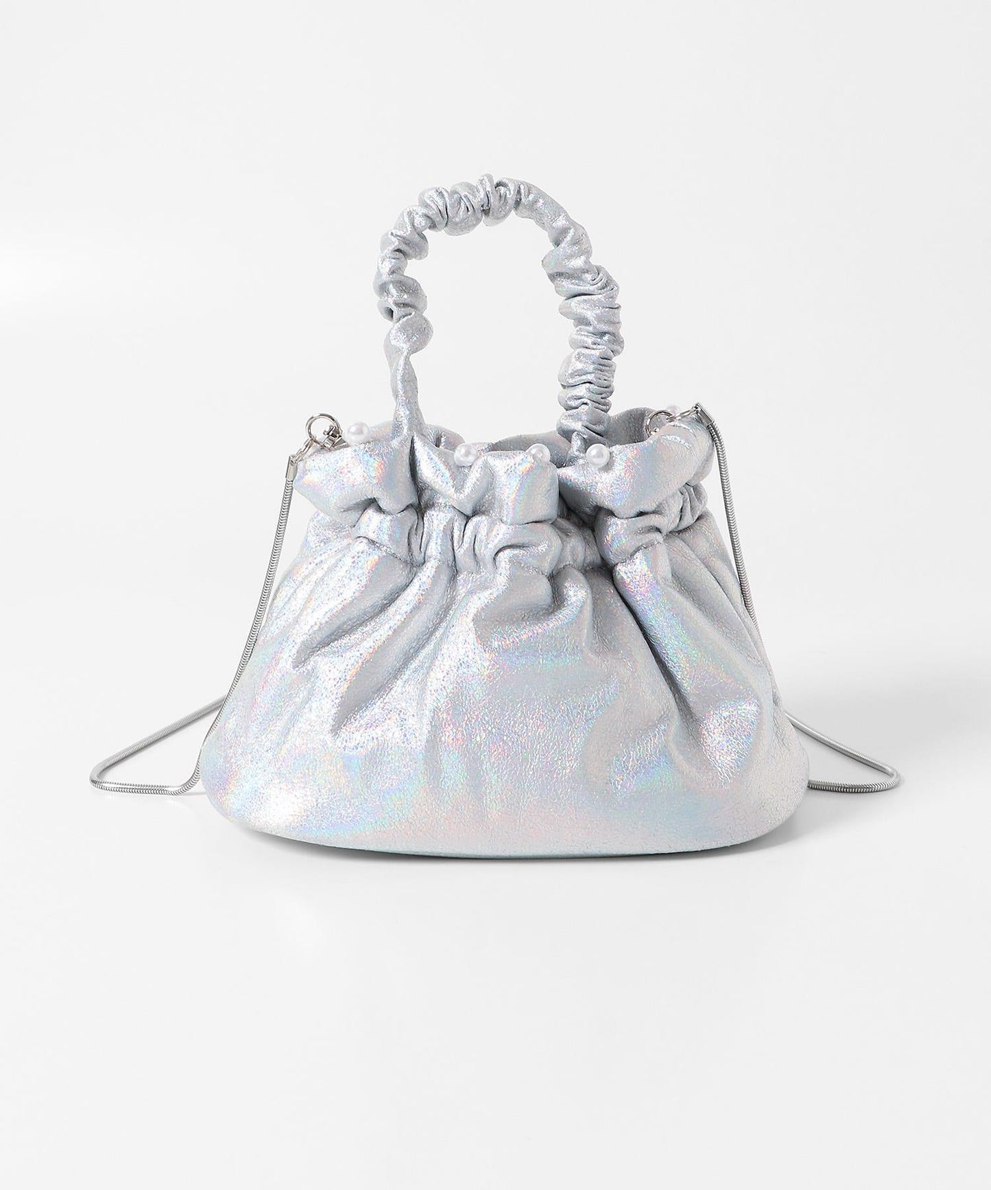 Casselini 珍珠裝飾單肩包