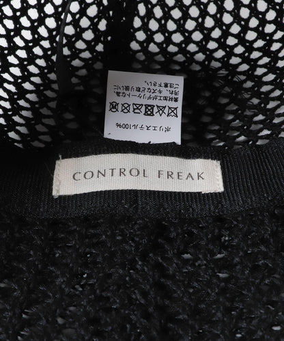 CONTROL FREAK 鏤空透氣草帽
