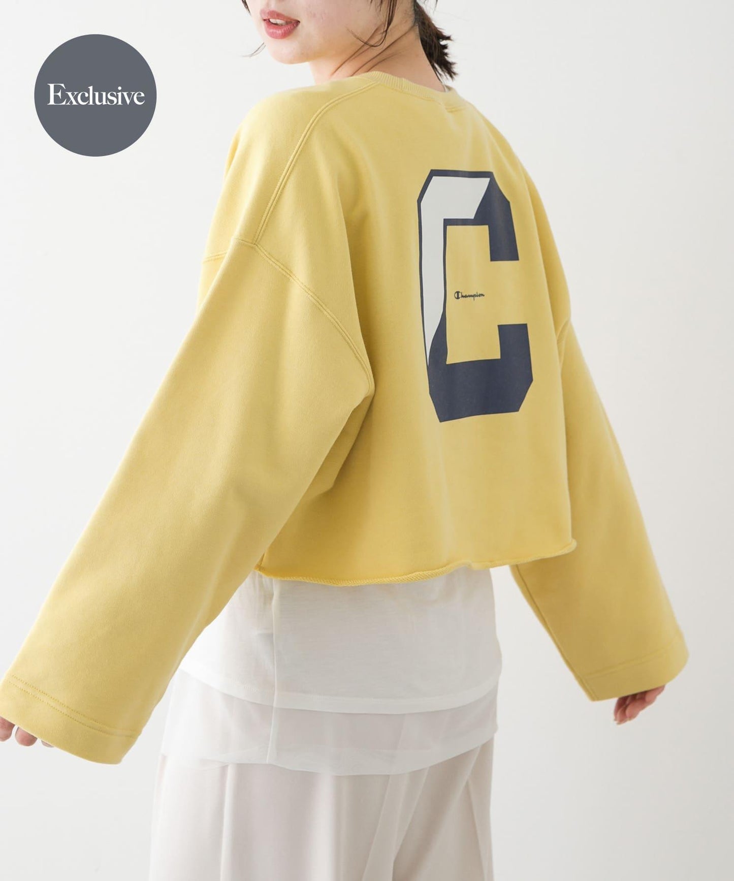『聯名』Champion×SENSE OF PLACE 裁剪衛衣