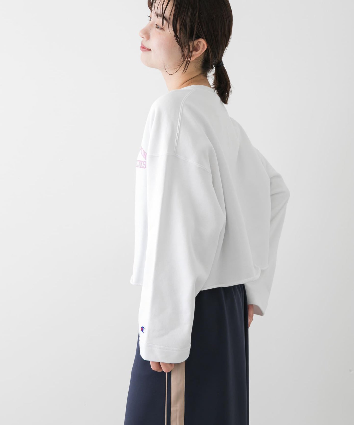 『聯名』Champion×SENSE OF PLACE 裁剪衛衣
