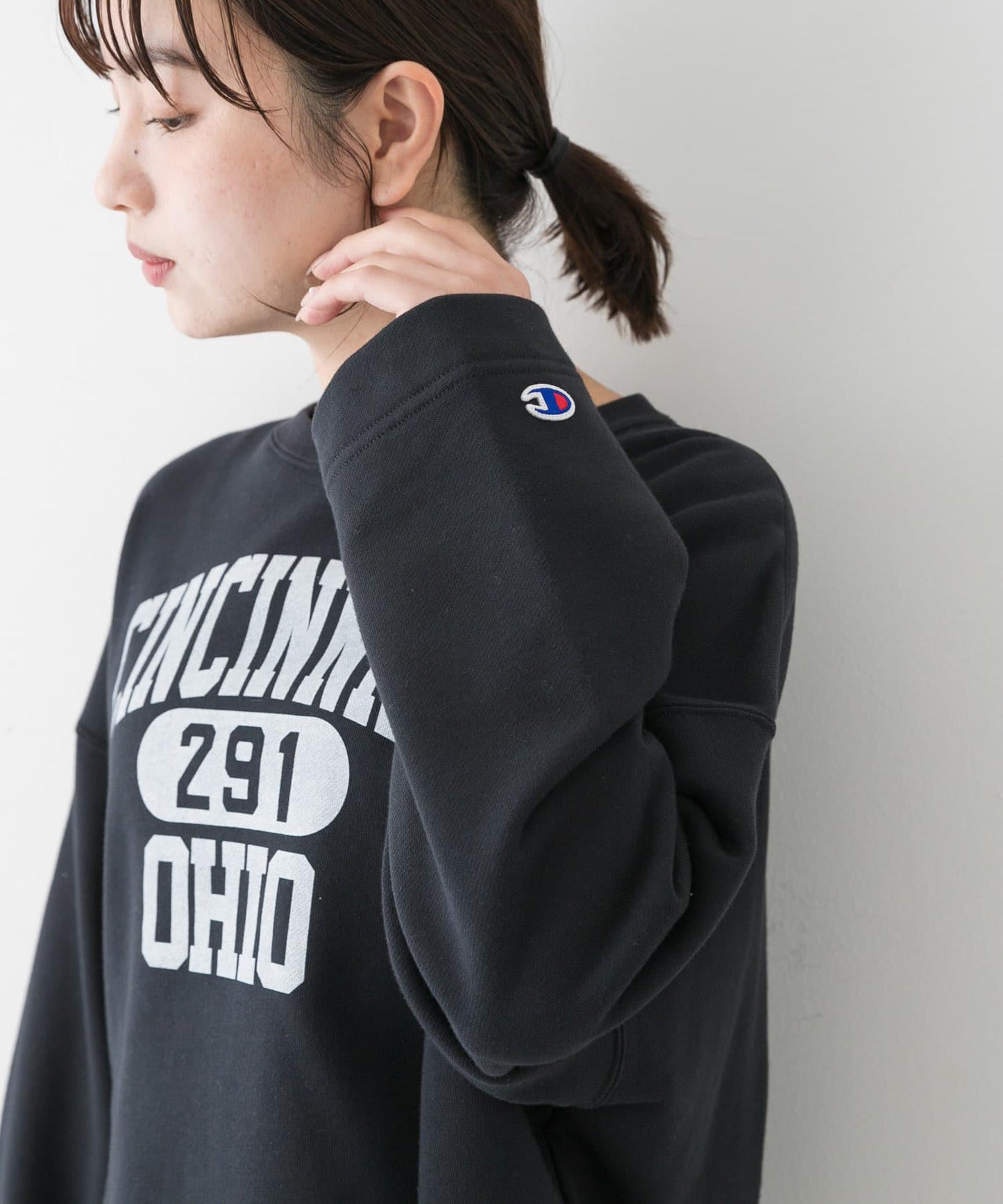 『聯名』Champion×SENSE OF PLACE 裁剪衛衣