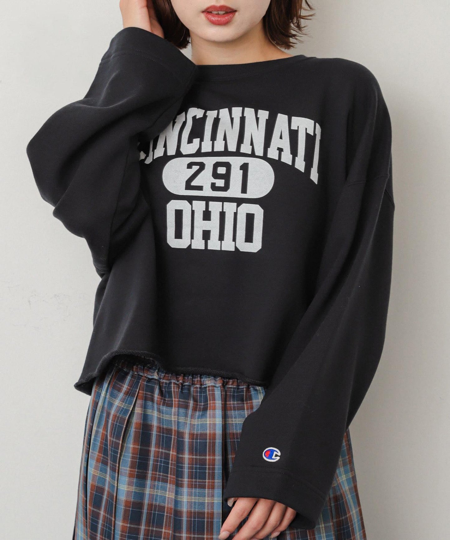 『聯名』Champion×SENSE OF PLACE 裁剪衛衣