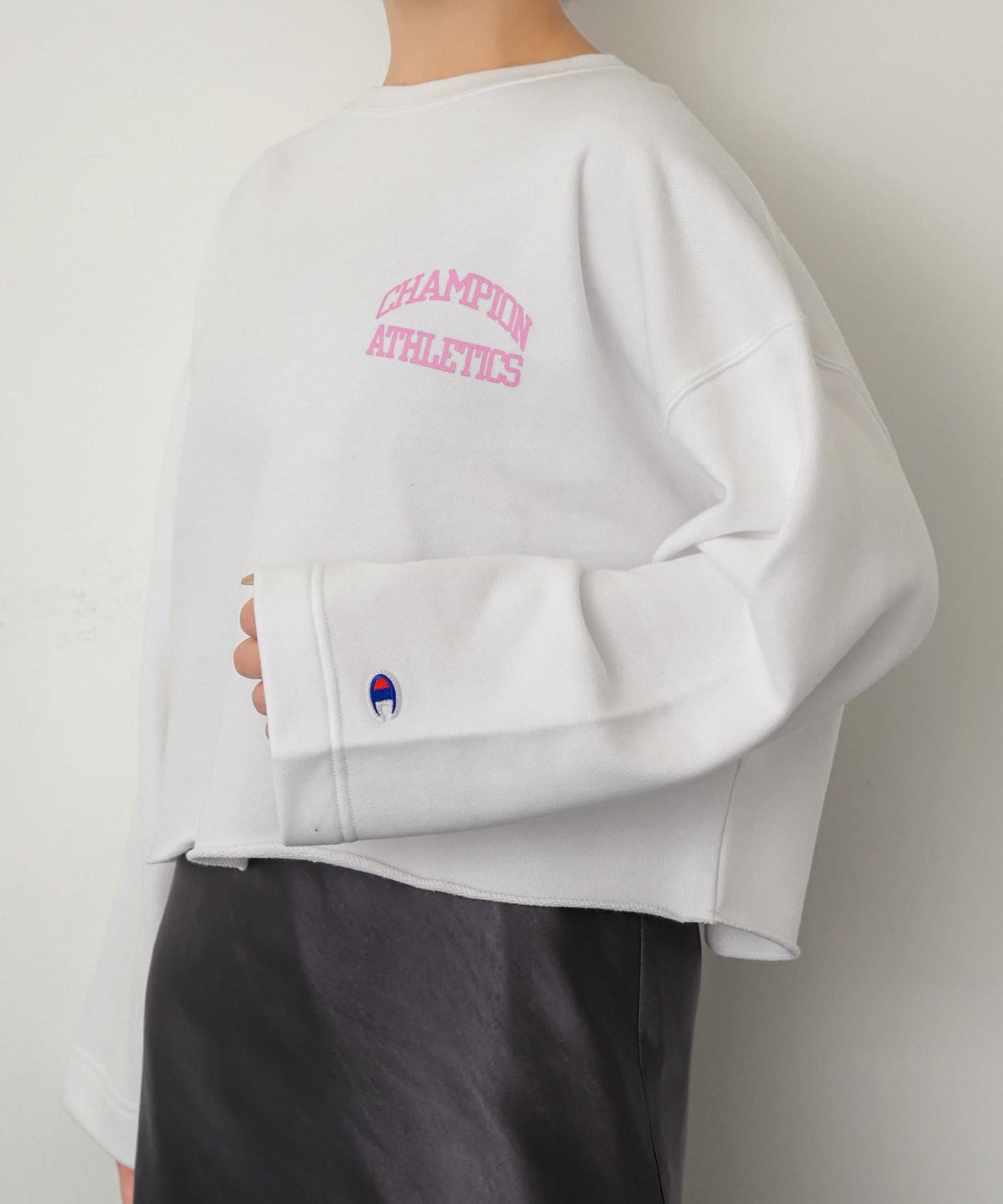 『聯名』Champion×SENSE OF PLACE 裁剪衛衣