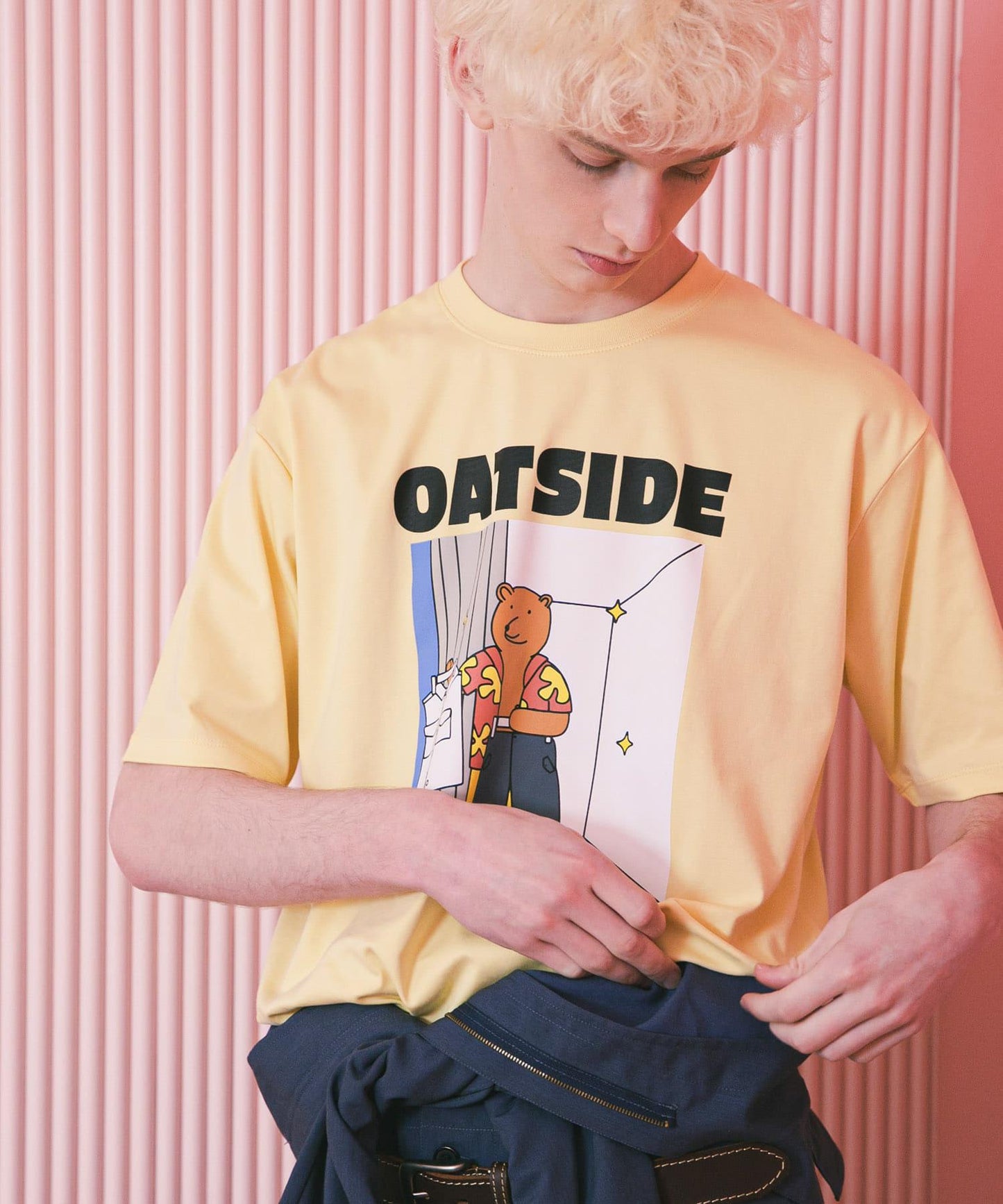 「特別訂製」OATSIDE×SENSE OF PLACE 圖案短袖T恤 B