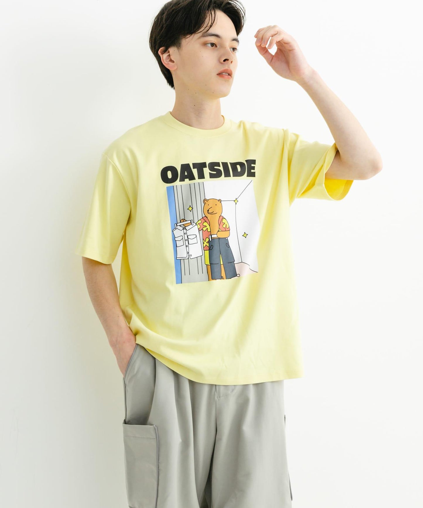 「特別訂製」OATSIDE×SENSE OF PLACE 圖案短袖T恤 B