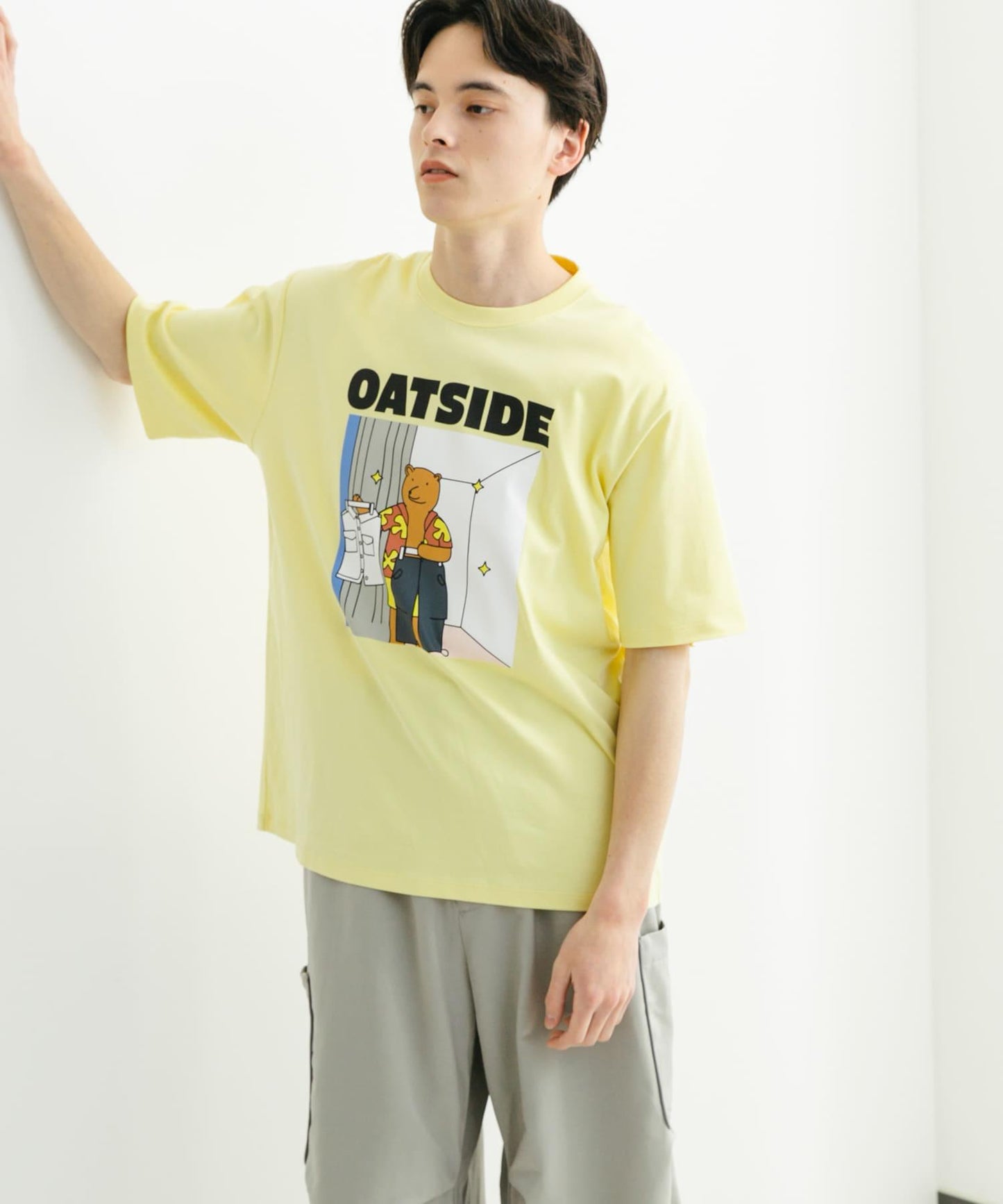 「特別訂製」OATSIDE×SENSE OF PLACE 圖案短袖T恤 B