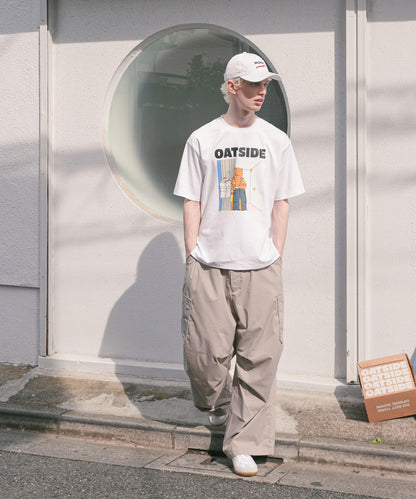 「特別訂製」OATSIDE×SENSE OF PLACE 圖案短袖T恤 B