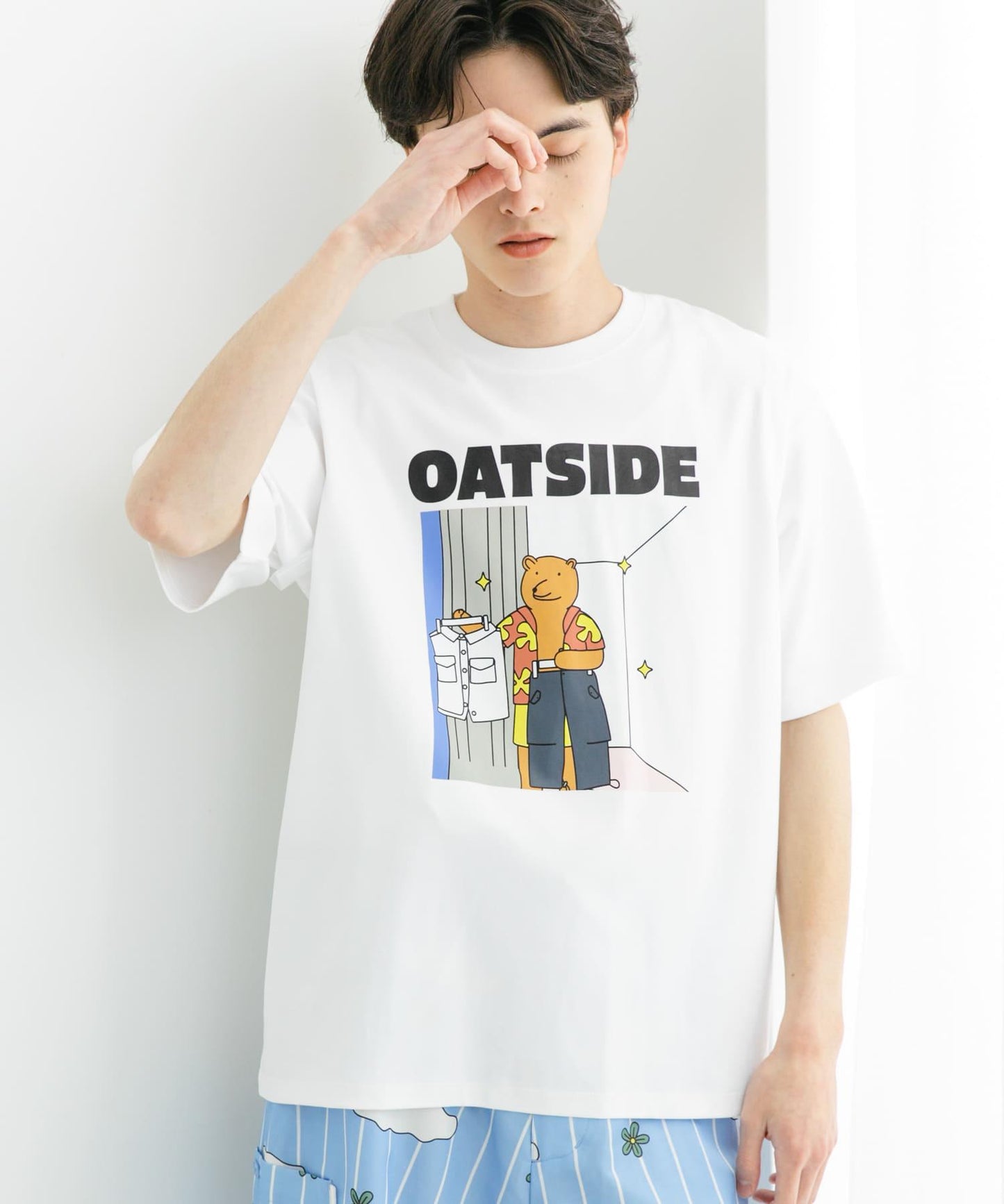 「特別訂製」OATSIDE×SENSE OF PLACE 圖案短袖T恤 B