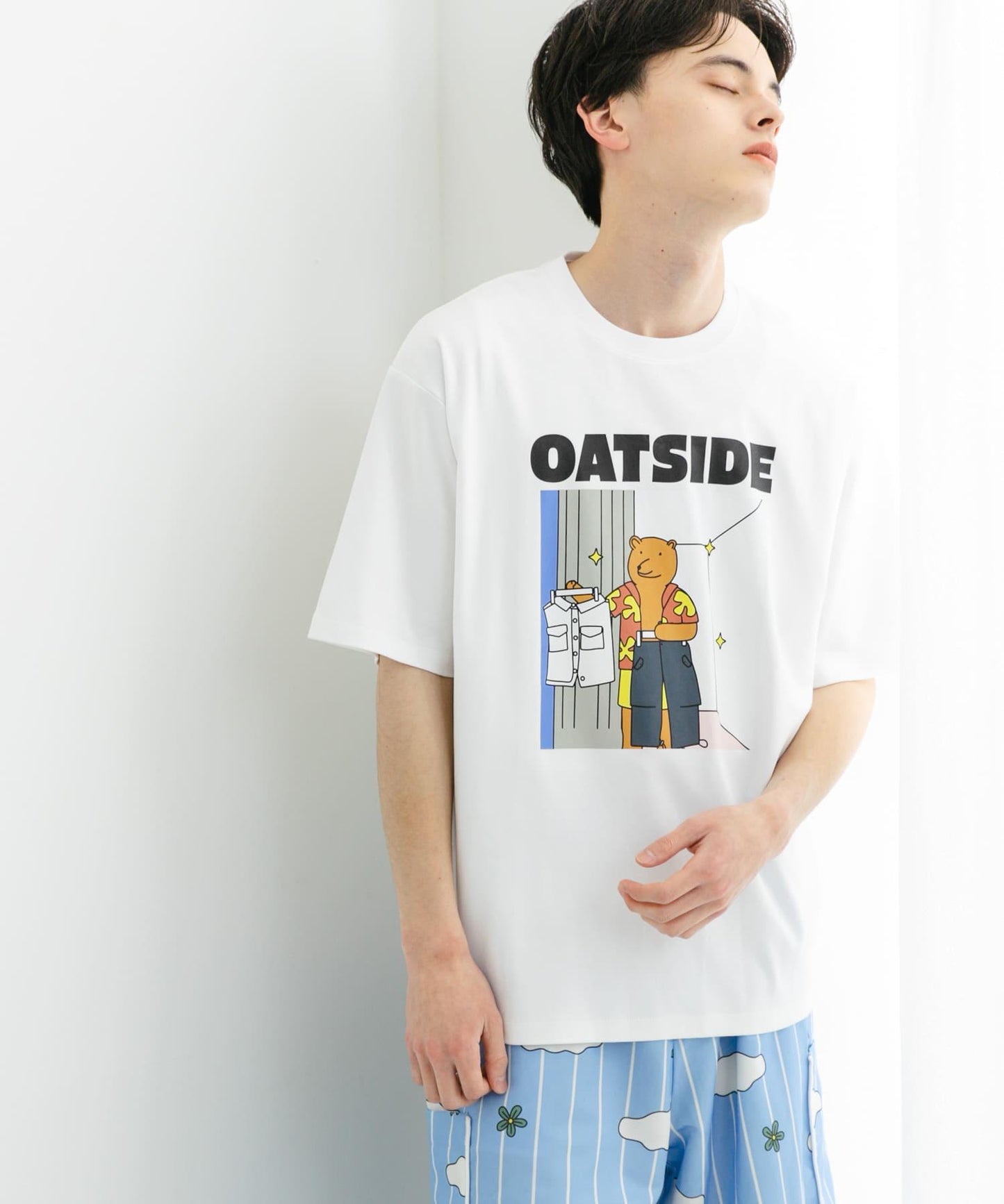 「特別訂製」OATSIDE×SENSE OF PLACE 圖案短袖T恤 B