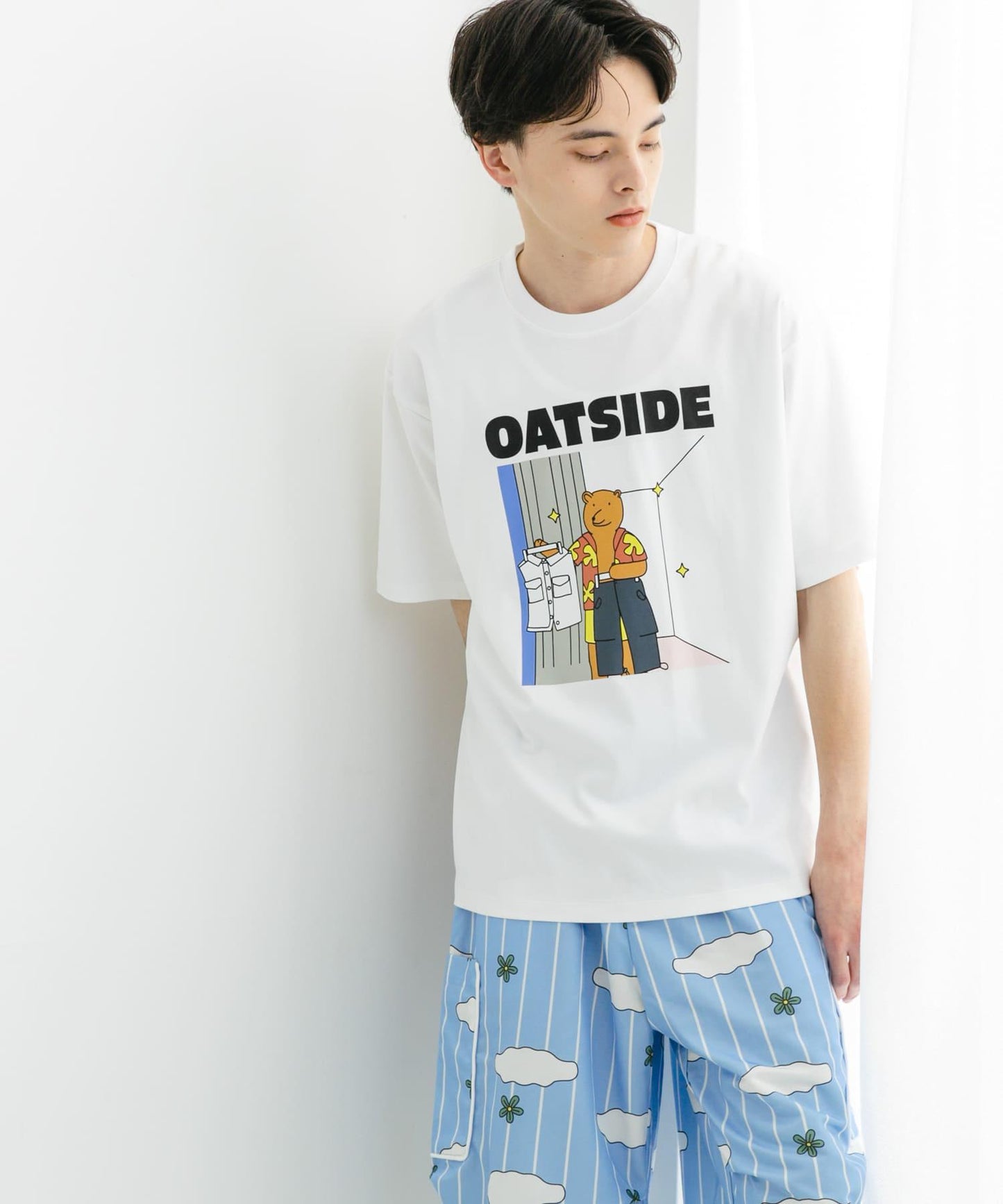 「特別訂製」OATSIDE×SENSE OF PLACE 圖案短袖T恤 B