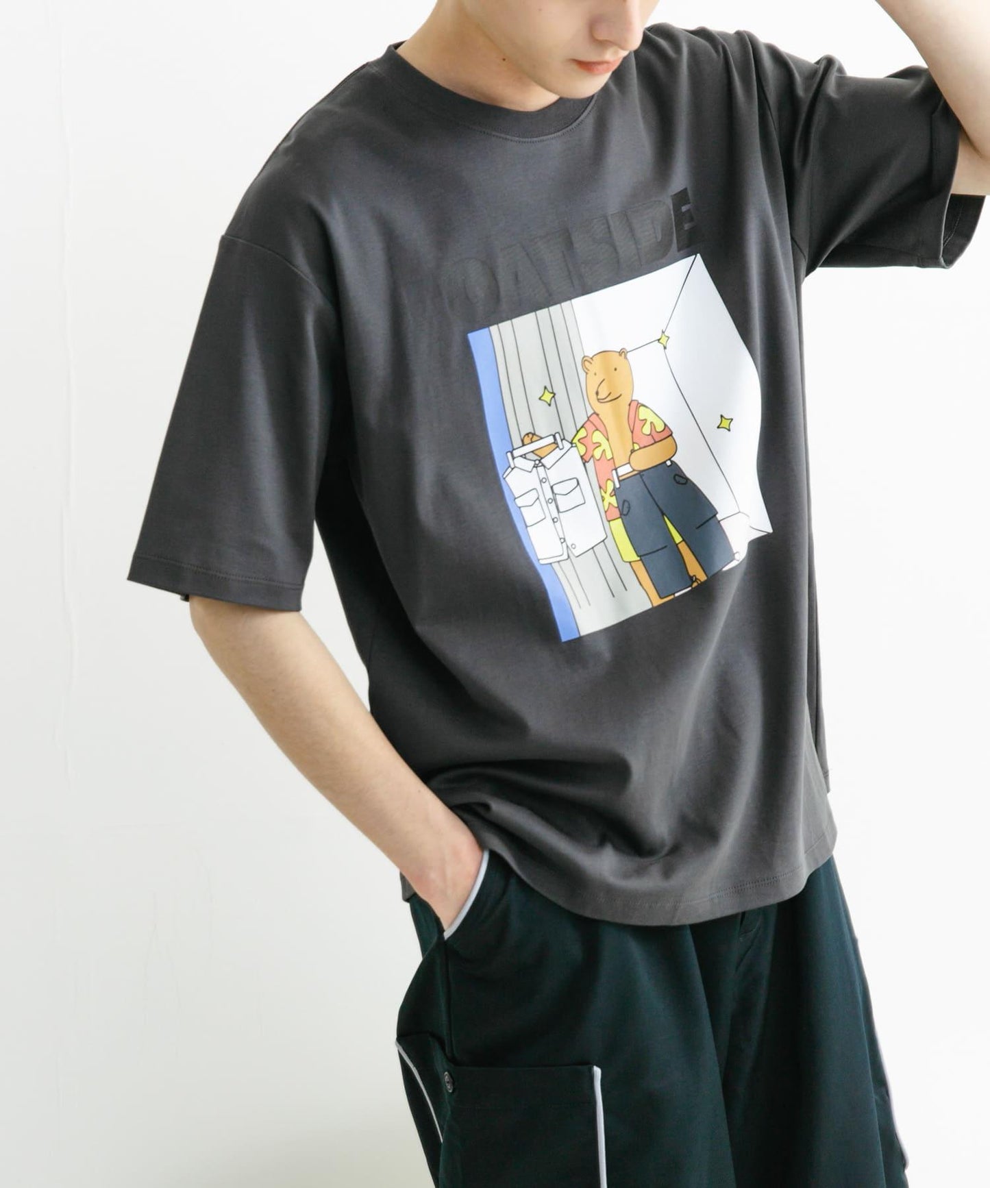 「特別訂製」OATSIDE×SENSE OF PLACE 圖案短袖T恤 B