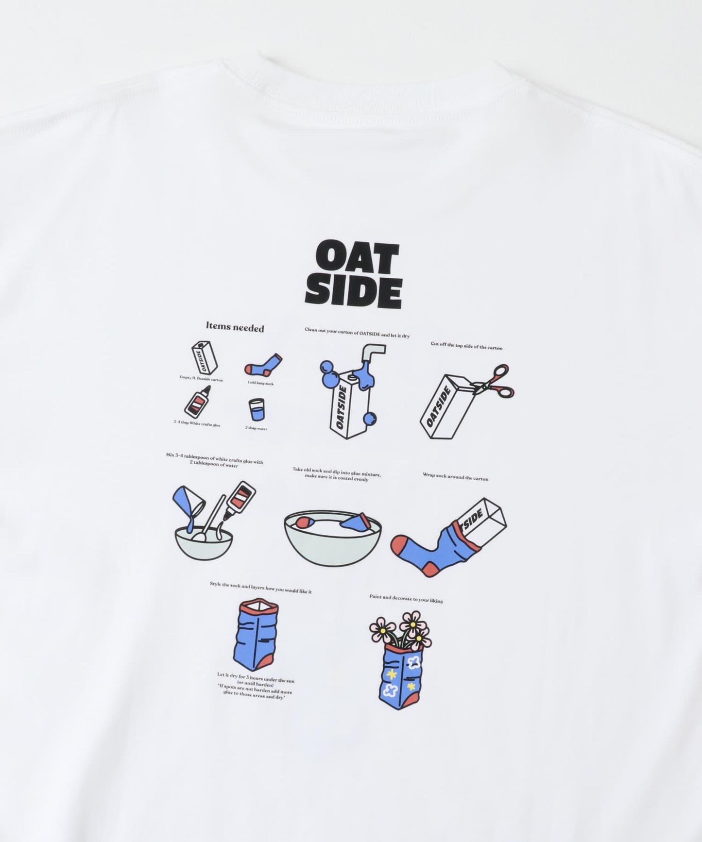 「特別訂製」OATSIDE×SENSE OF PLACE 圖案短袖T恤 A