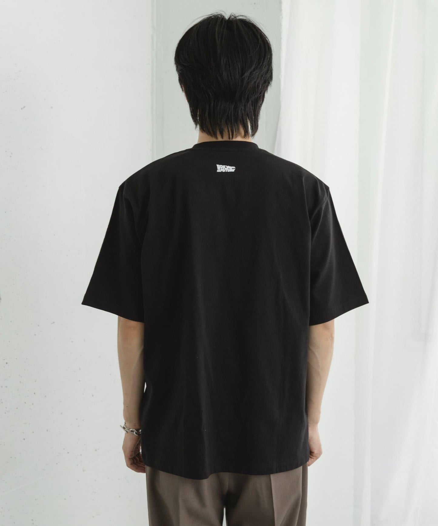『聯名』SENSE OF PLACE×回到未來 圓領印花T恤 A
