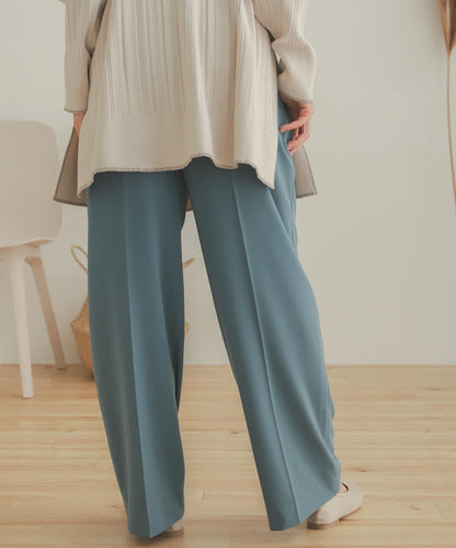 喬其紗寬腿褲