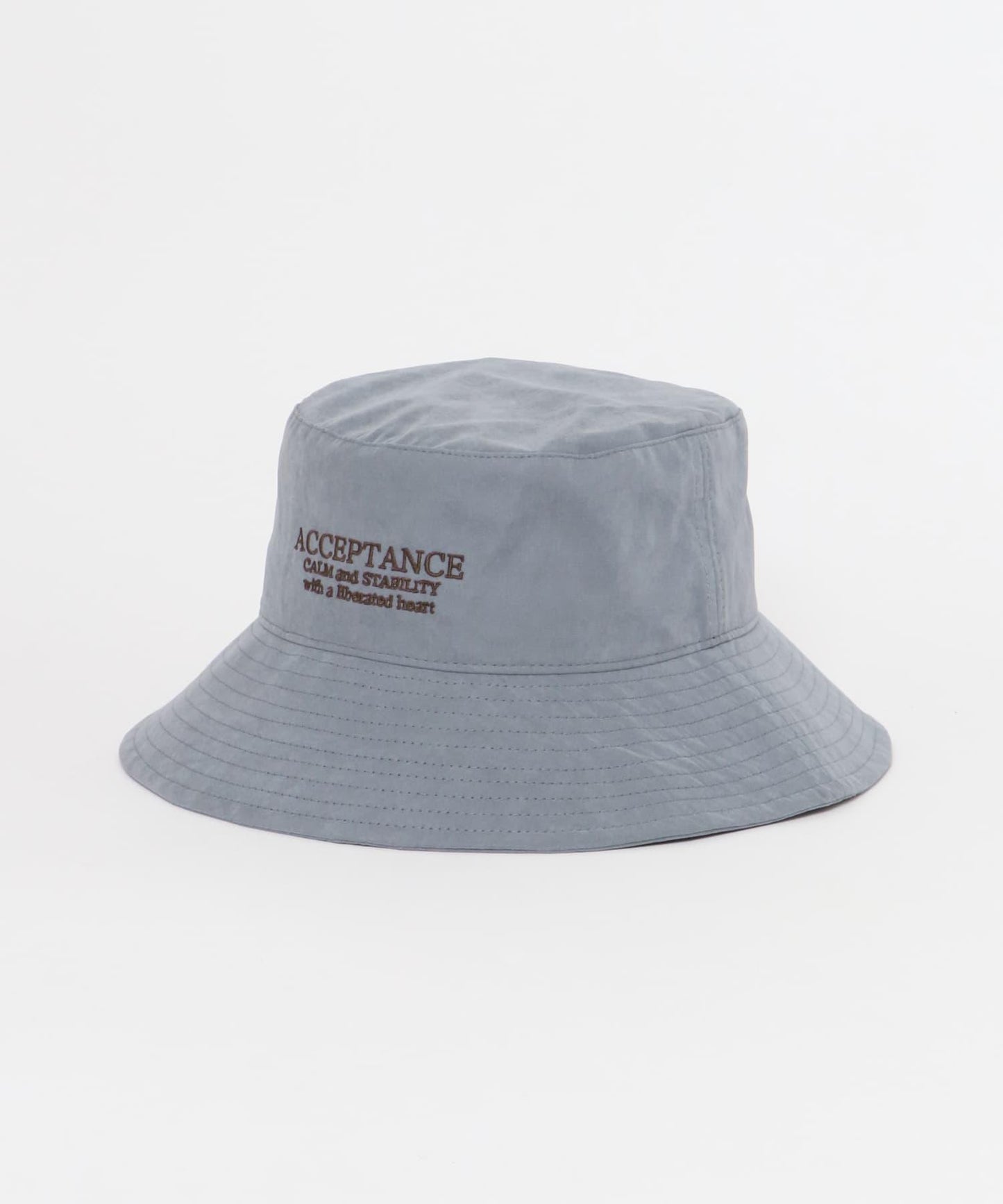 桃色絨毛標誌刺繡漁夫帽