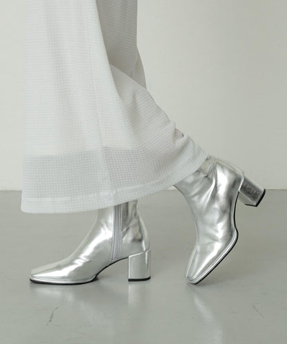 「除臭」方頭中縫彈力靴