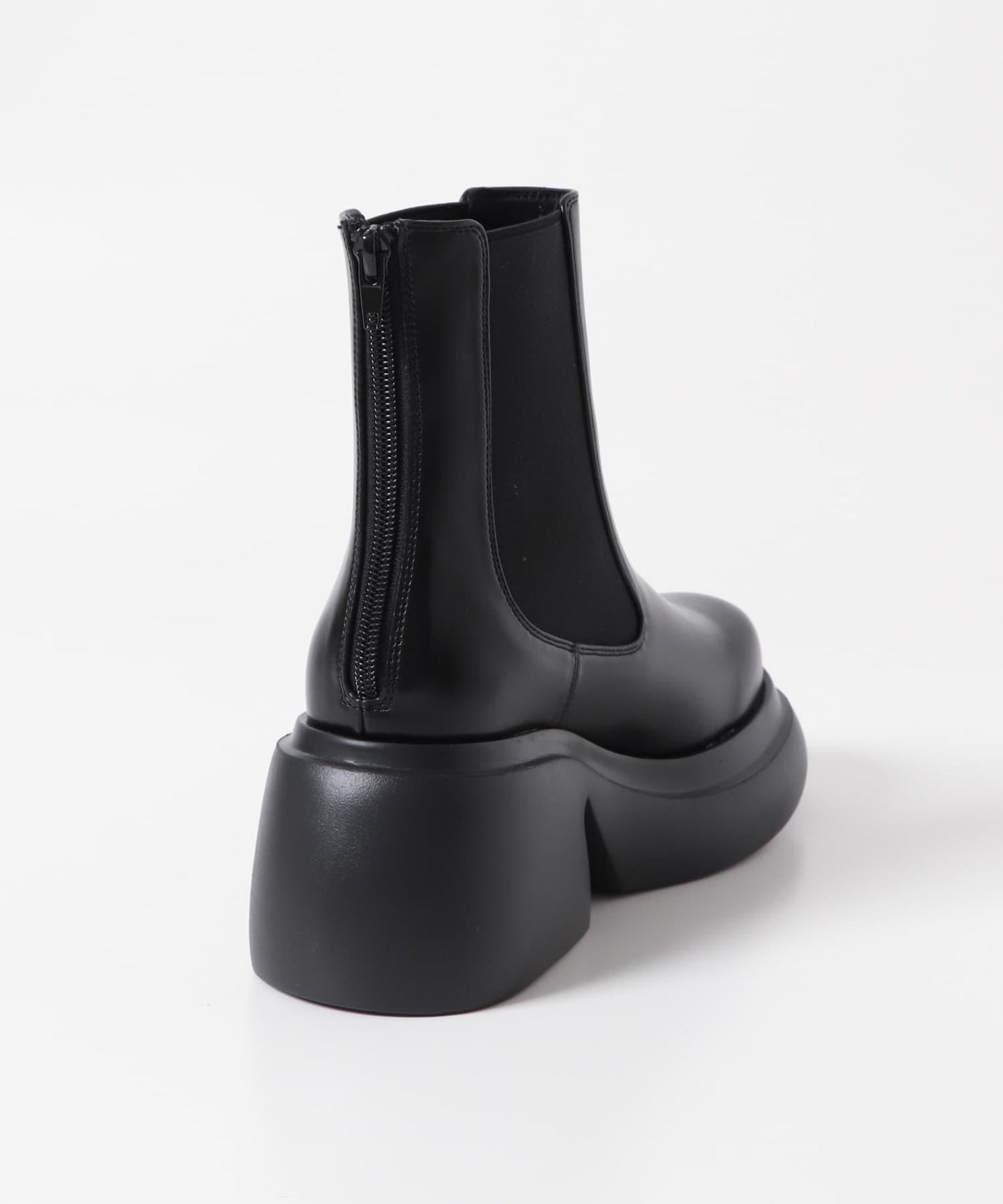 「除臭」側邊彈力厚底靴