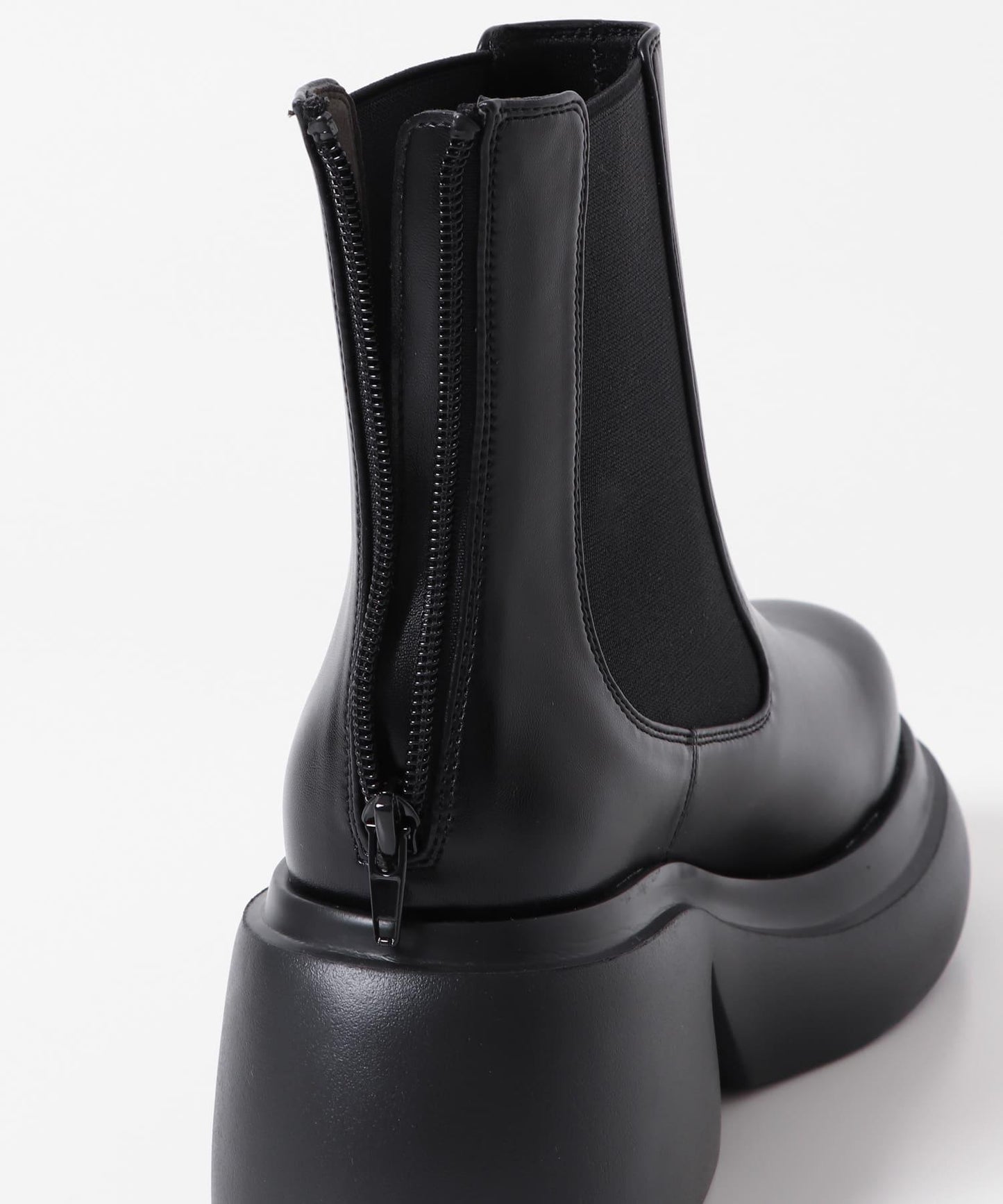 「除臭」側邊彈力厚底靴