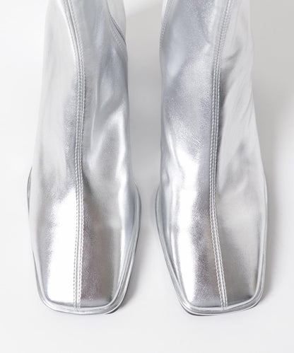 「除臭」方頭中縫彈力靴