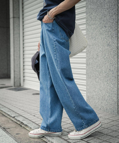 直筒牛仔褲