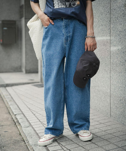 直筒牛仔褲