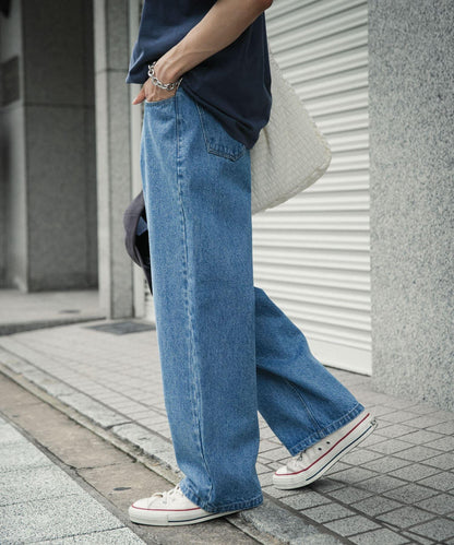 直筒牛仔褲