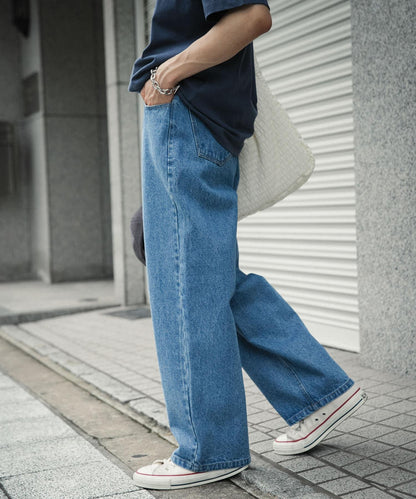 直筒牛仔褲
