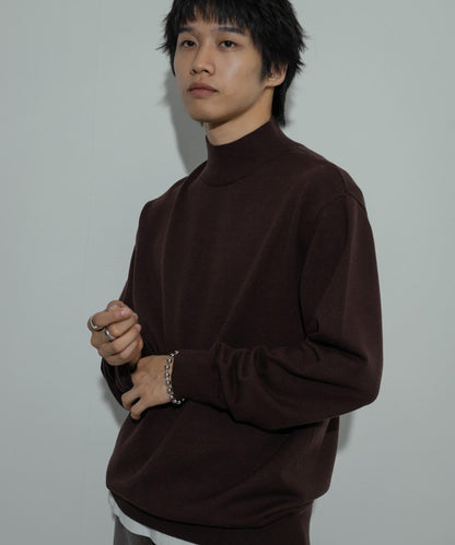 男女同款 可水洗 彈力高領針織衫