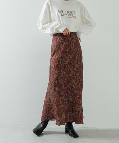 波點窄裙