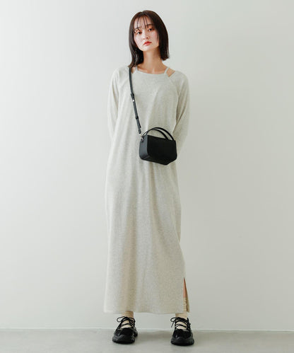 防汙2WAY中縫迷你單肩包