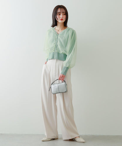 防汙2WAY中縫迷你單肩包