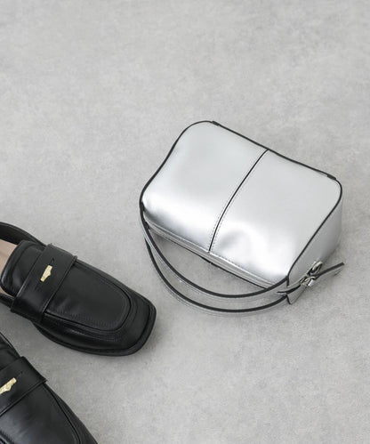 防汙2WAY中縫迷你單肩包