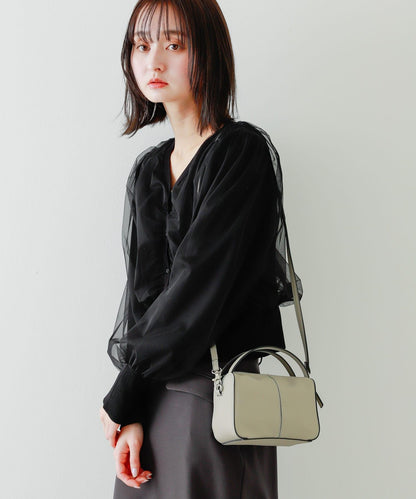 防汙2WAY中縫迷你單肩包