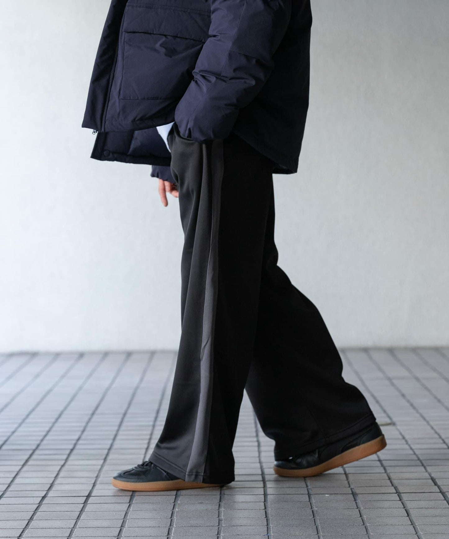 條紋運動長褲
