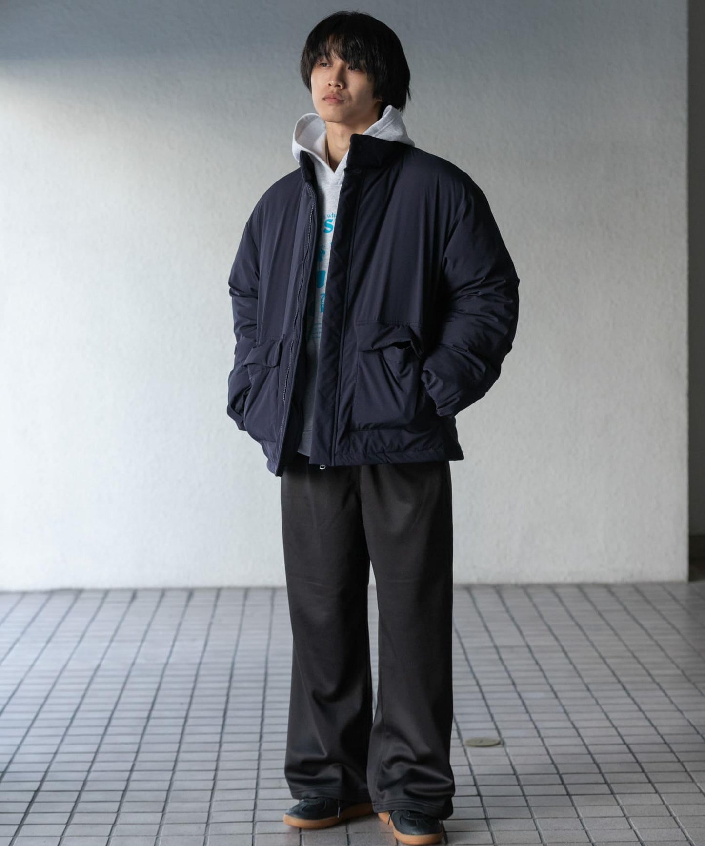 條紋運動長褲