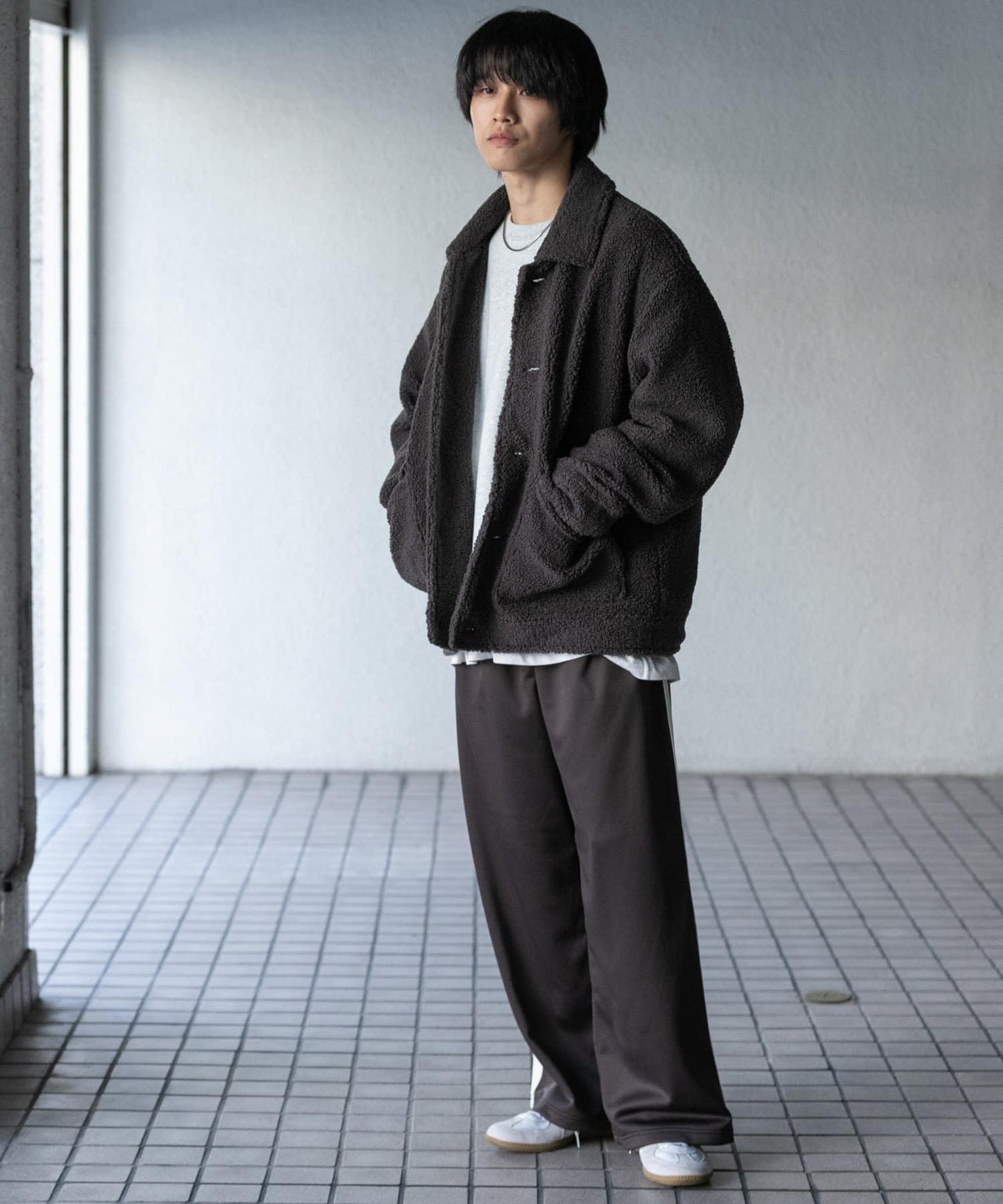 條紋運動長褲