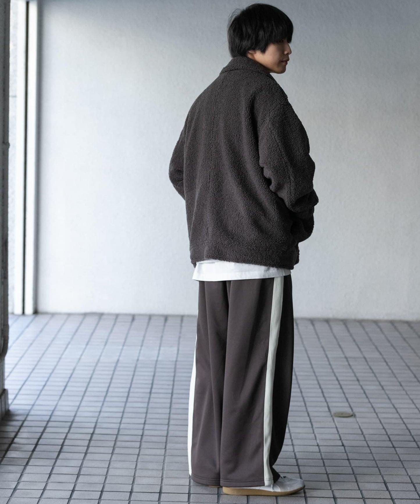 條紋運動長褲